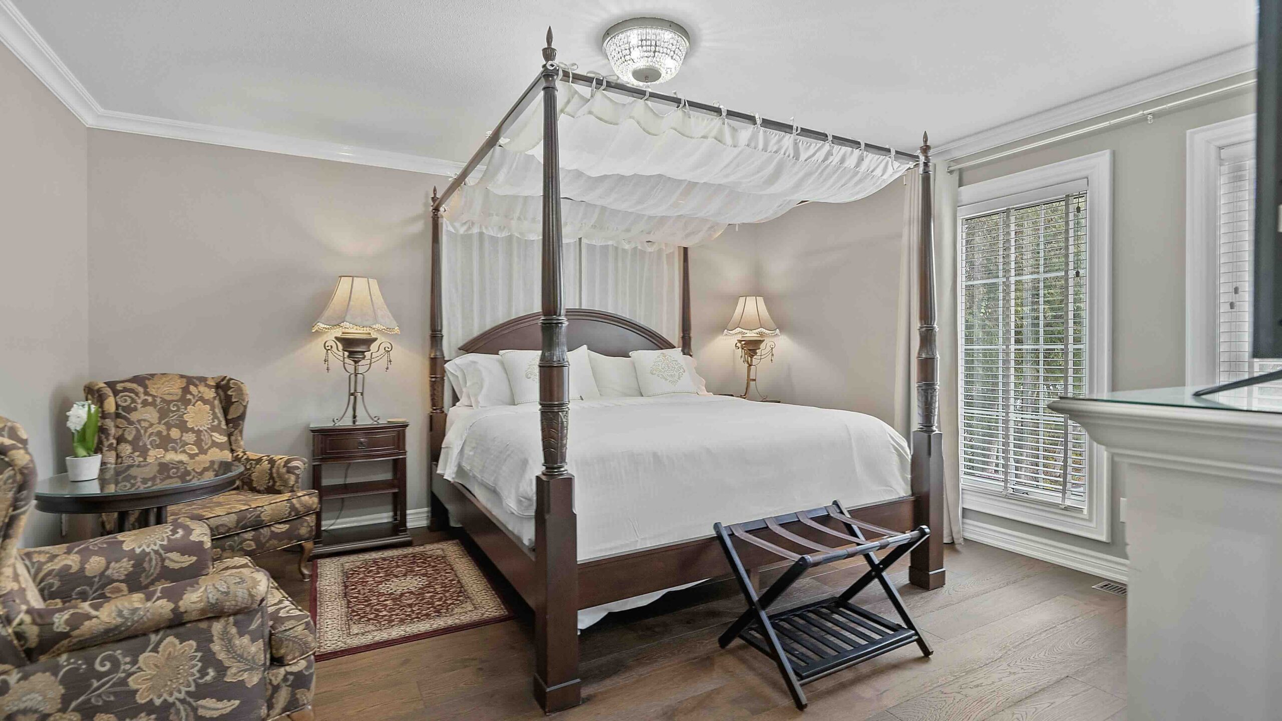 Bedroom at 527 MISSISSAUGA ST luxury B&B in Niagara on the lake