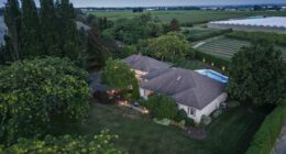 Bungalow at twilight one Luxury Niagara-on-the-Lake Home for Sale