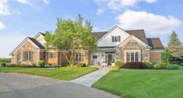 Luxury Wine Country Estate for Sale in Virgil exterior in summer