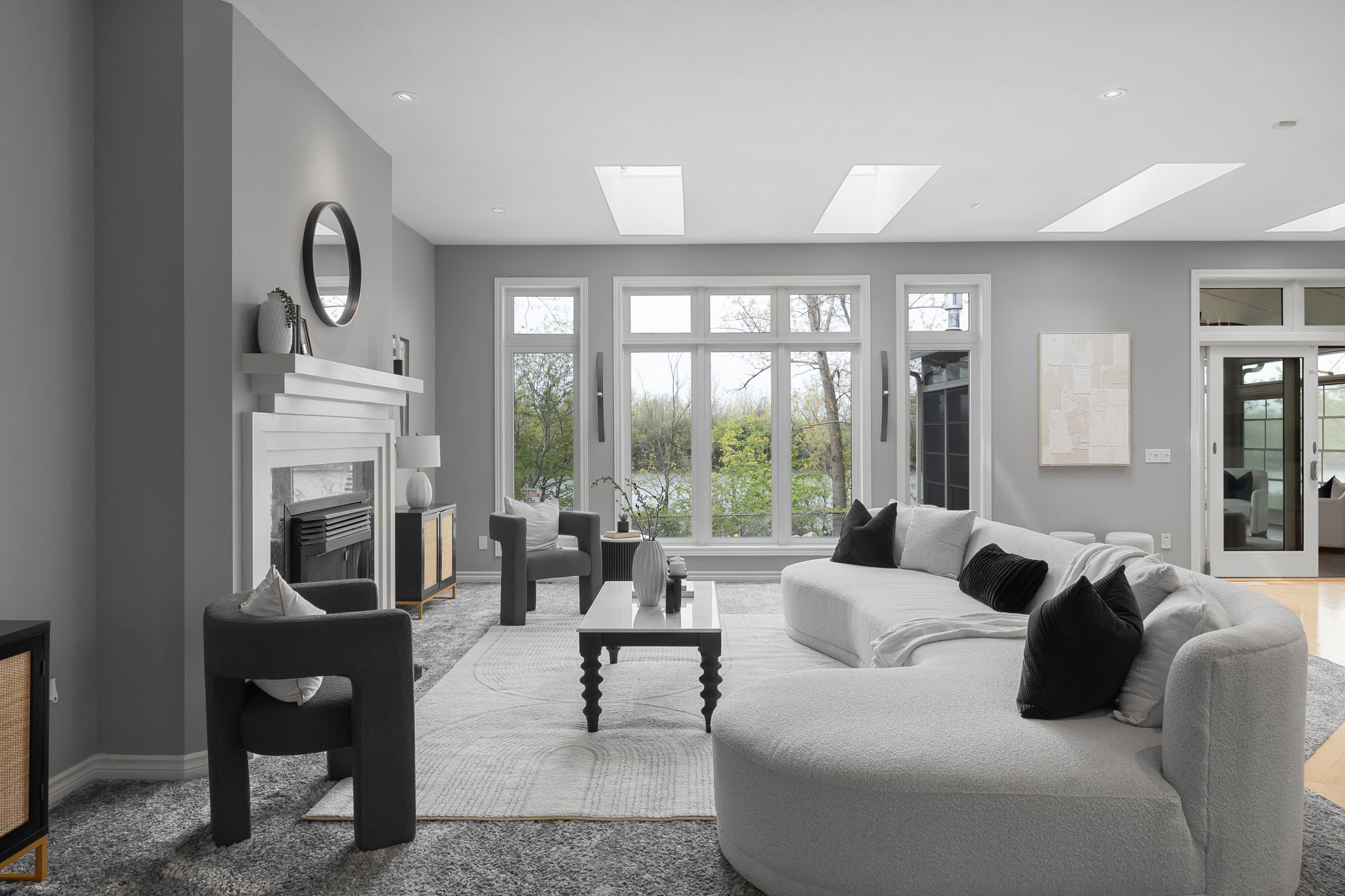 Luxury Raised Bungalow for Sale in Port Colborne backyard view